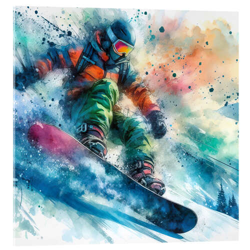 Akryylilasitaulu Snowboard at Full Speed II