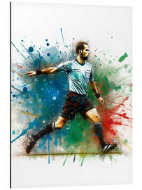 Aluminium print Soccer Referee in Watercolor