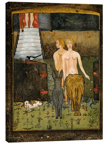 Lienzo Adam And Eve, 1895