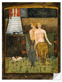 Naklejka na ścianę Adam And Eve, 1895