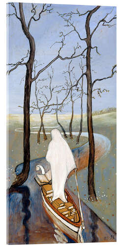 Quadro em acrílico On The River Of Life, 1896