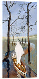 Acrylic print On The River Of Life, 1896 - Hugo Simberg