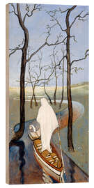 Tableau en bois On The River Of Life, 1896 - Hugo Simberg