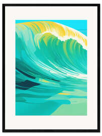 Framed art print Modern Wave