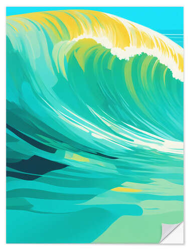 Sticker mural Modern Wave