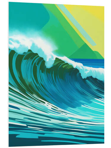 PVC print Pop Art Wave