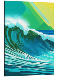 Magnettafel Pop-Art-Welle