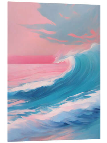 Akryylilasitaulu Pastel Wave