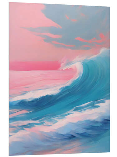 Cuadro de PVC Pastel Wave