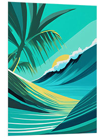 Foam board print Island Oasis