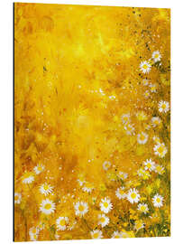 Tableau en aluminium Fresh Daisies