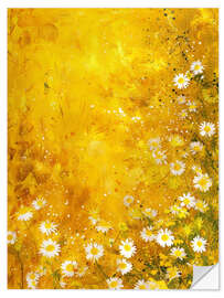 Vinilo para la pared Fresh Daisies