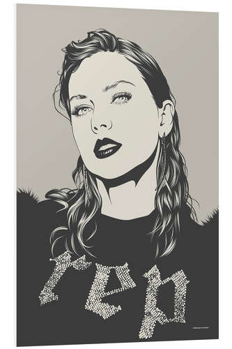 Foam board print Taylor Swift Reputation REP