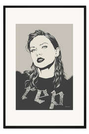 Gerahmter Kunstdruck Taylor Swift Reputation REP