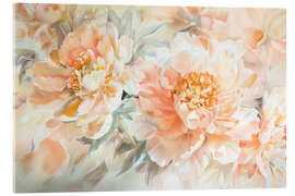 Cuadro de metacrilato Peachy peony dream