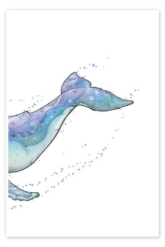 Juliste Humpback Whale I