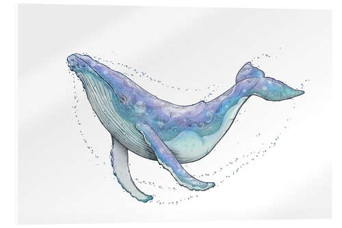 Acrylic print Humpback Whale III