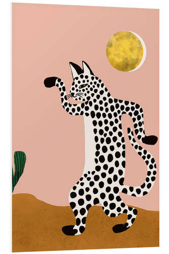 PVC print Jazzy Wild Cat