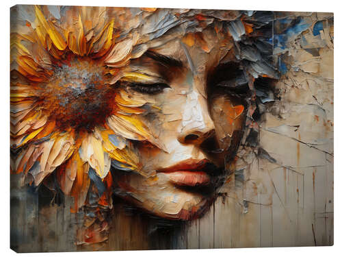 Lienzo Sunflower Portrait