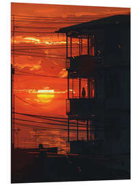 Stampa su PVC August sunset