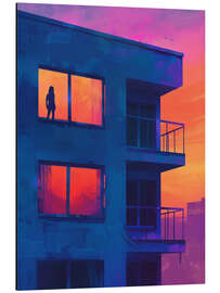 Magnettafel Purple mood