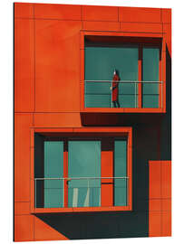 Magnettafel Red City Story