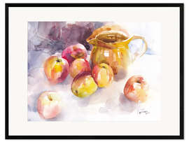 Impresión de arte enmarcada Rustic still life