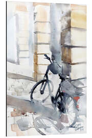 Aluminium print Bicycle