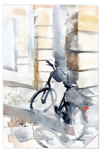 Sticker mural Vélo