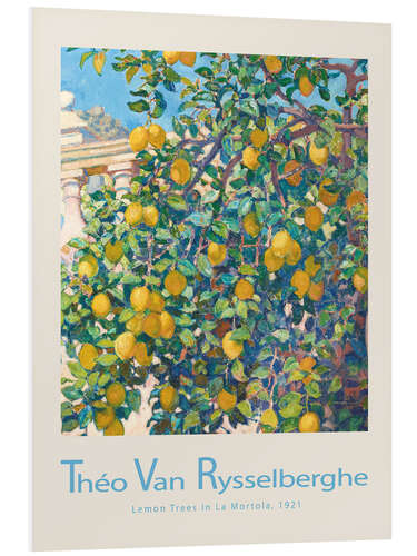 Tableau en PVC Lemon Trees in La Mortola, 1921