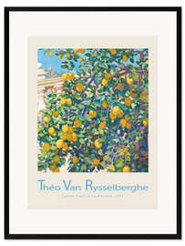 Framed art print Lemon Trees in La Mortola, 1921