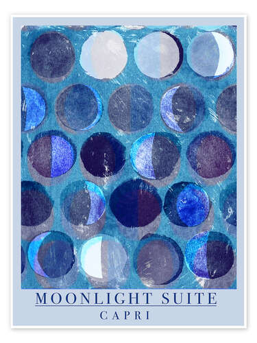 Poster Moonlight Suite Capri - Italian Vacation