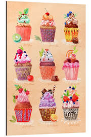 Magnettafel Cup cakes collection