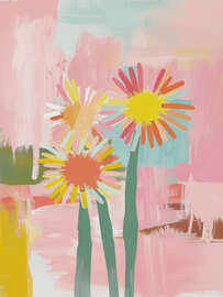 Magnettafel Big City Flowers