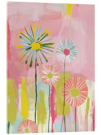 Cuadro de metacrilato Dandelion meadow of the big city