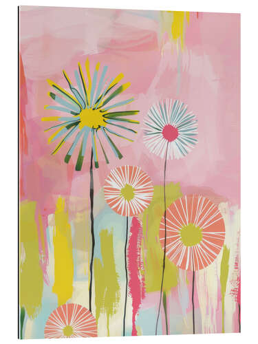 Gallery print Dandelion meadow of the big city