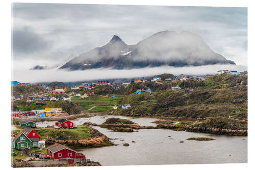 Acrylglasbild Sisimiut, Grönland