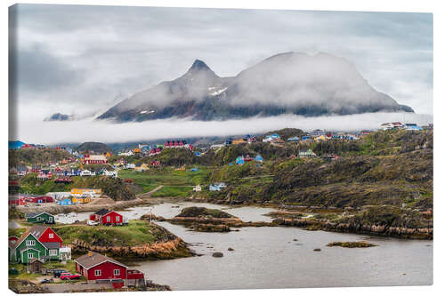 Canvas print Sisimiut, Greenland