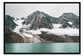 Gerahmter Kunstdruck Evighedsfjord (Ewigkeitsfjord), Grönland I