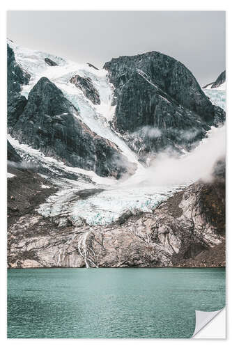 Selvklebende plakat Eternity Fjord, Greenland II