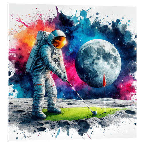 Gallery print Astronaut plays golf I