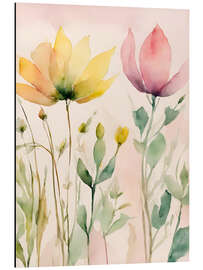 Magnettafel Wildblumen soft