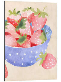 Magnettafel Süße Erdbeeren