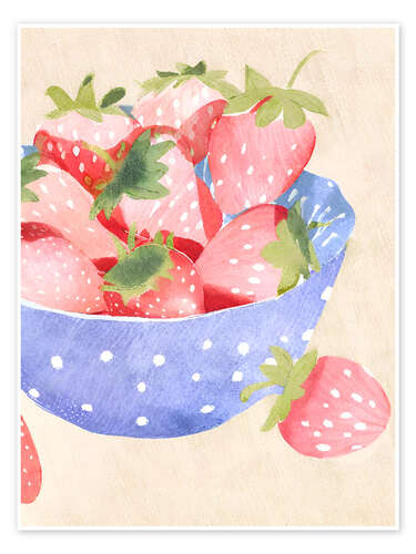 Poster Sweet Strawberries