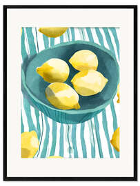 Impresión de arte enmarcada Lemon Freshness