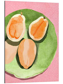 Magnettafel Papaya Stillleben