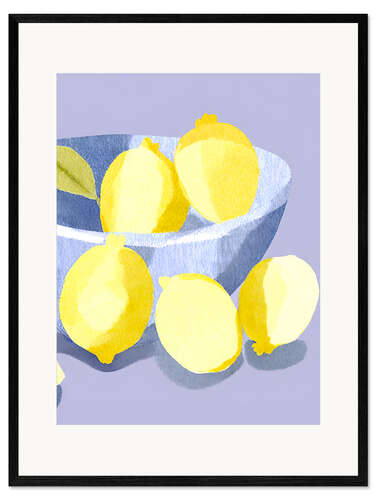 Kehystetty taidepainatus Lemon Arrangement