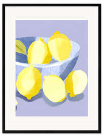 Framed art print Lemon Arrangement