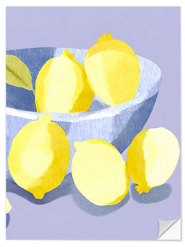 Sticker mural Lemon Arrangement