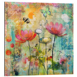 Magnettafel Wildblumensommer